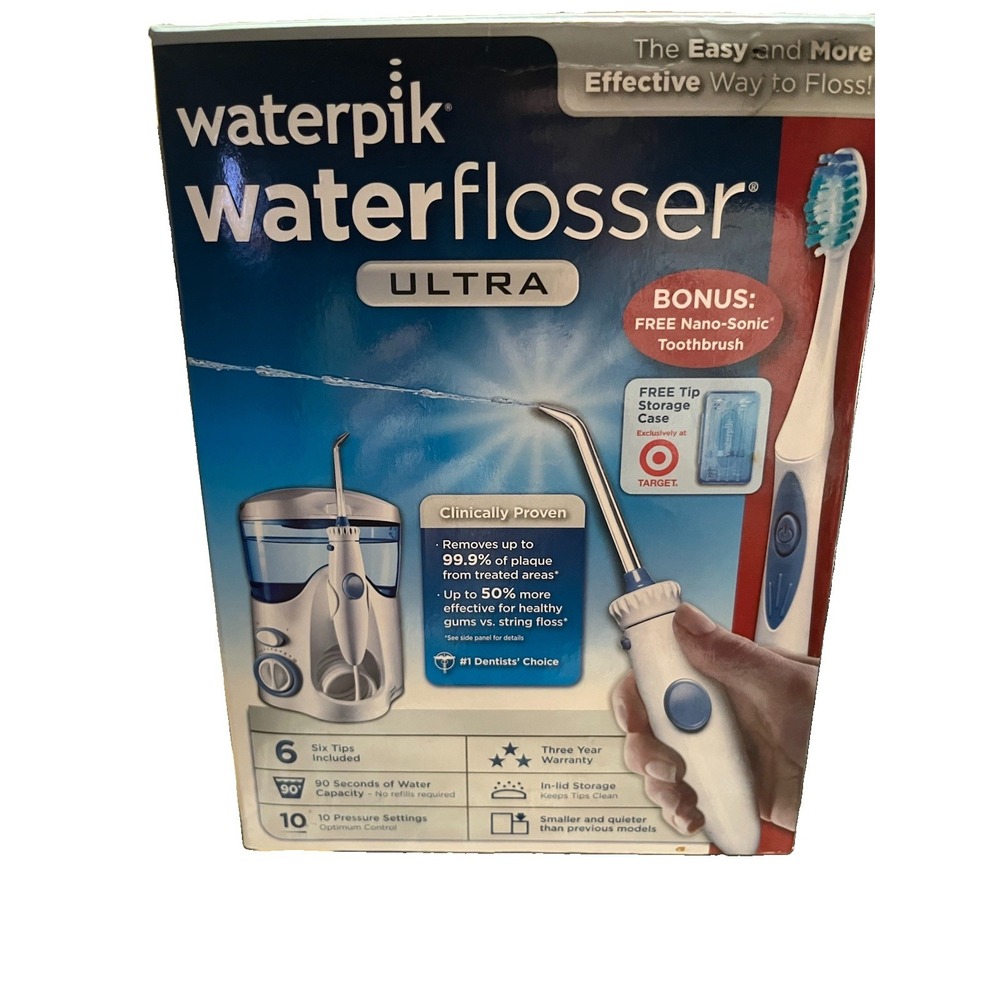 (NEW) Waterpik WP-100 Ultra Water Flosser - White